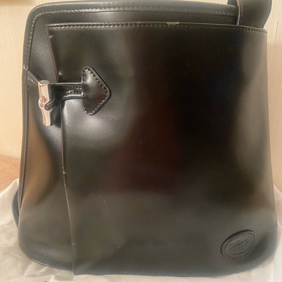 LONGCHAMP Vintage ROSEAU black crossbody - Picture 1 of 10